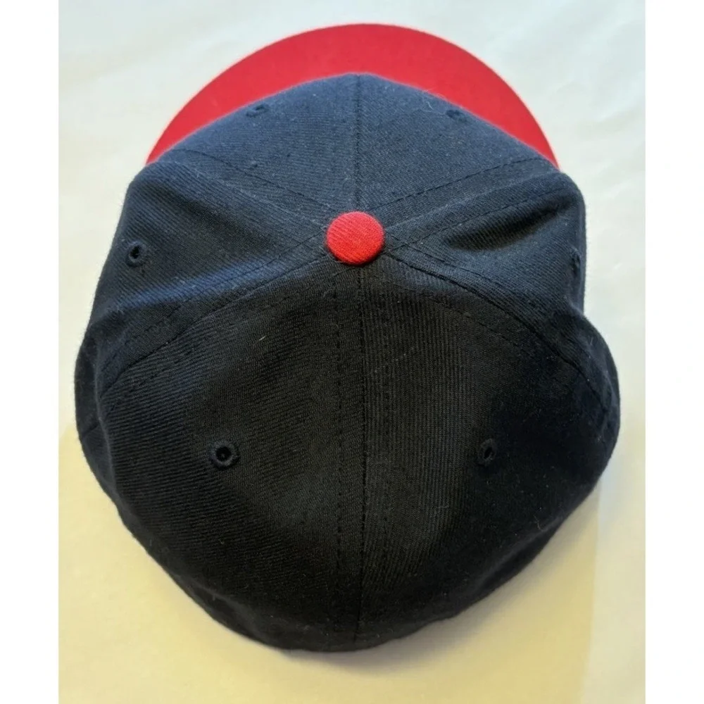 Cooperstown Collection California Angels Fitted Cap Size 7 1/2 Red Blue 1984